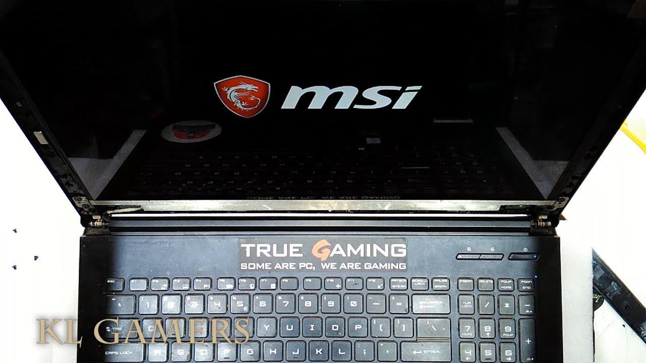 LCD Back Cover Pour MSI GP62M / GP62VR – Coque écran Arrière Neuve, Pièce D’origine Compatible