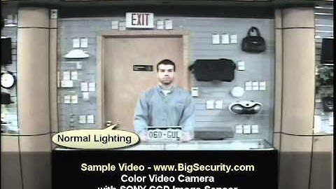 BigSecurity.com Color Video Camera with Sony CCD Image Sensor Sample Video