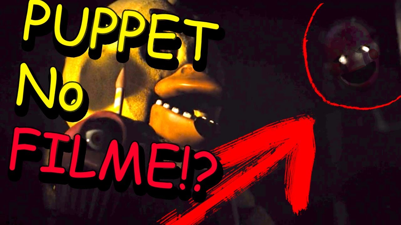 EU ENCONTREI A PUPPET NO FILME DE FNAF! (Contém spoilers) 