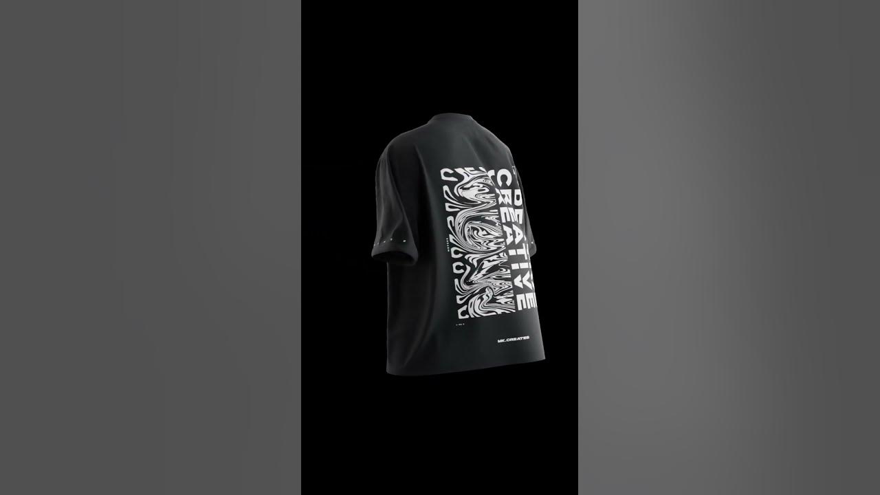 3D Oversized Tshirt Mockup