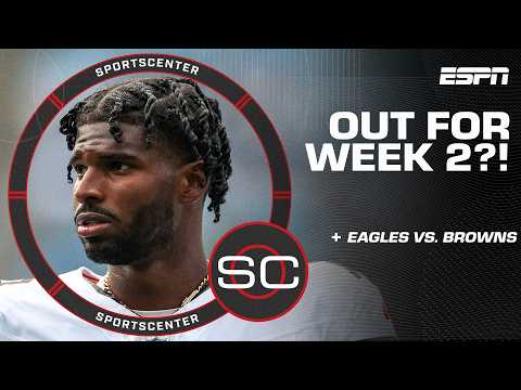 Shedeur Sanders OUT 🚫 Dillon Gabriel starting vs. Eagles in preseason Week 2 👀 | SportsCenter