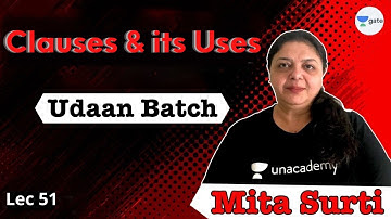 Clauses and its Uses | L 51 | Udaan Batch | GATE 2022 CSE | Mita Ma