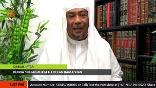 Bunga Sin Pagpuasa Ha Bulan Ramadhan  Sheikh Abdunnasser Abdurahman tausug