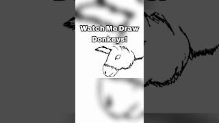Watch Me Draw Donkeys 🫏