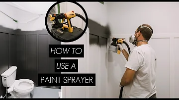 Can you paint interior walls with a spray gun?