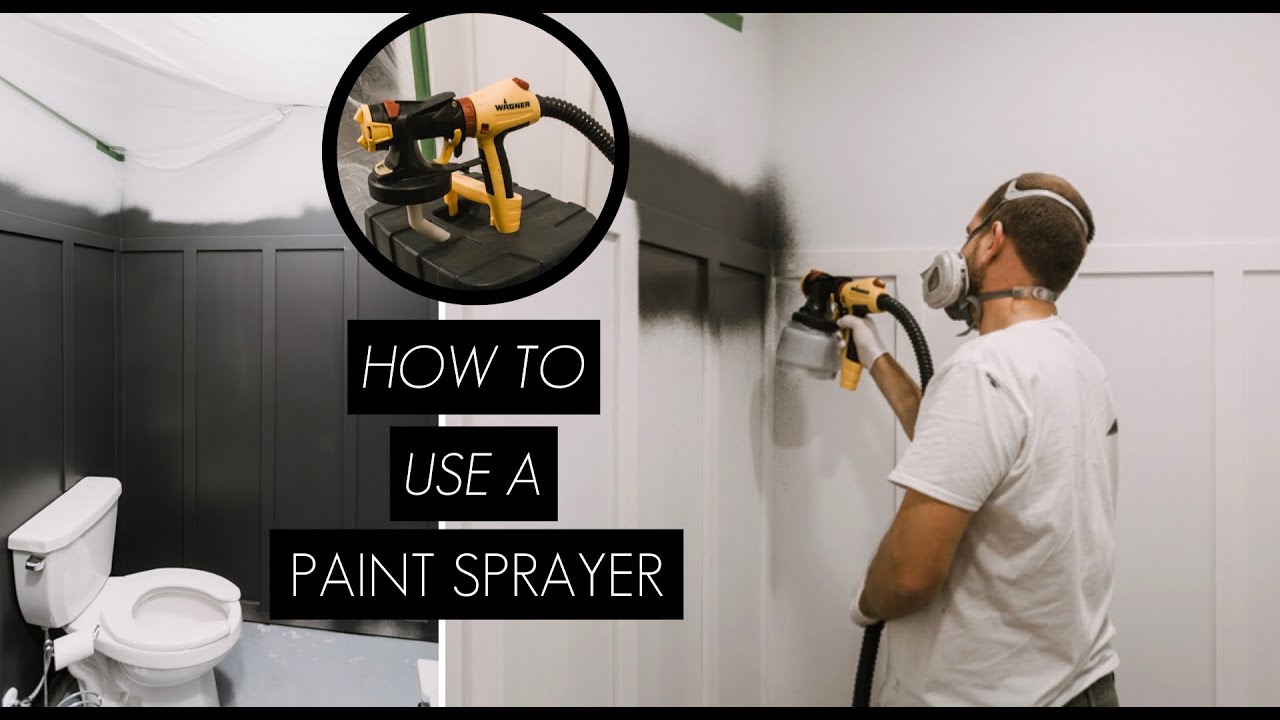 How To Use A Paint Sprayer On Interior Walls [& paint a whole room in 30  minutes!] - YouTube