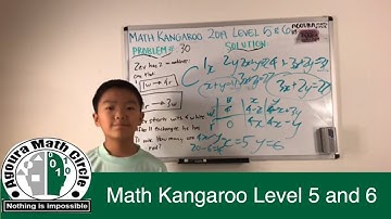 Math Kangaroo 2019 Level 5 and 6 Presented by Jerry Yang