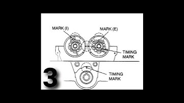 Mazda 1.6L DOHC Protege (1999-2000)#shorts #mazda #engine #timing #mark