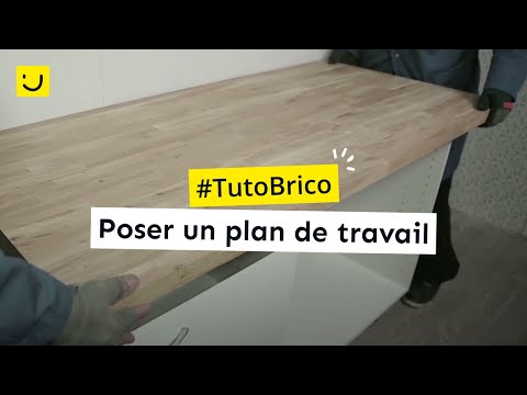 TUTO Poser un plan de travail - Ooreka.fr - YouTube