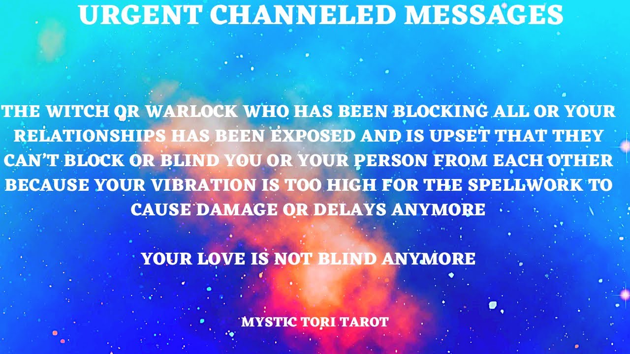 🔮THE WITCH/WARLOCK WHO HAS BLOCKED ALL OF YOUR LOVE OFFERS HAS BEEN CAUGHT..YOUR TWIN IS COMING!