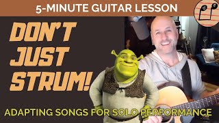 How to Play All Star by Smashmouth on Guitar at your Solo Gig