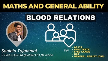#29 Cracking Blood Relations: Tips & Tricks for Easy Problem Solving | Maths for CSS, PPSC, FIA, ASF