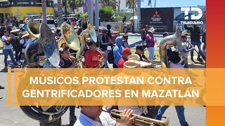Mexicanos se unen para defender música de banda y convocan marcha contra gentrificadores en Mazatlán