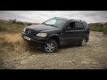 Mercedes-benz ML320 (black)  & ML500 (silver) , offroad in desert . Testing 4ETS system .