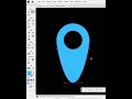 Location Icon in illustrator #howto #how #illustrator