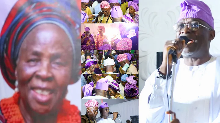 A befitting Burial Party Of Mrs Florence Taiwo Owonifari - Lawal  (a.k.a Iya Alaso) | Dr. Ayuba