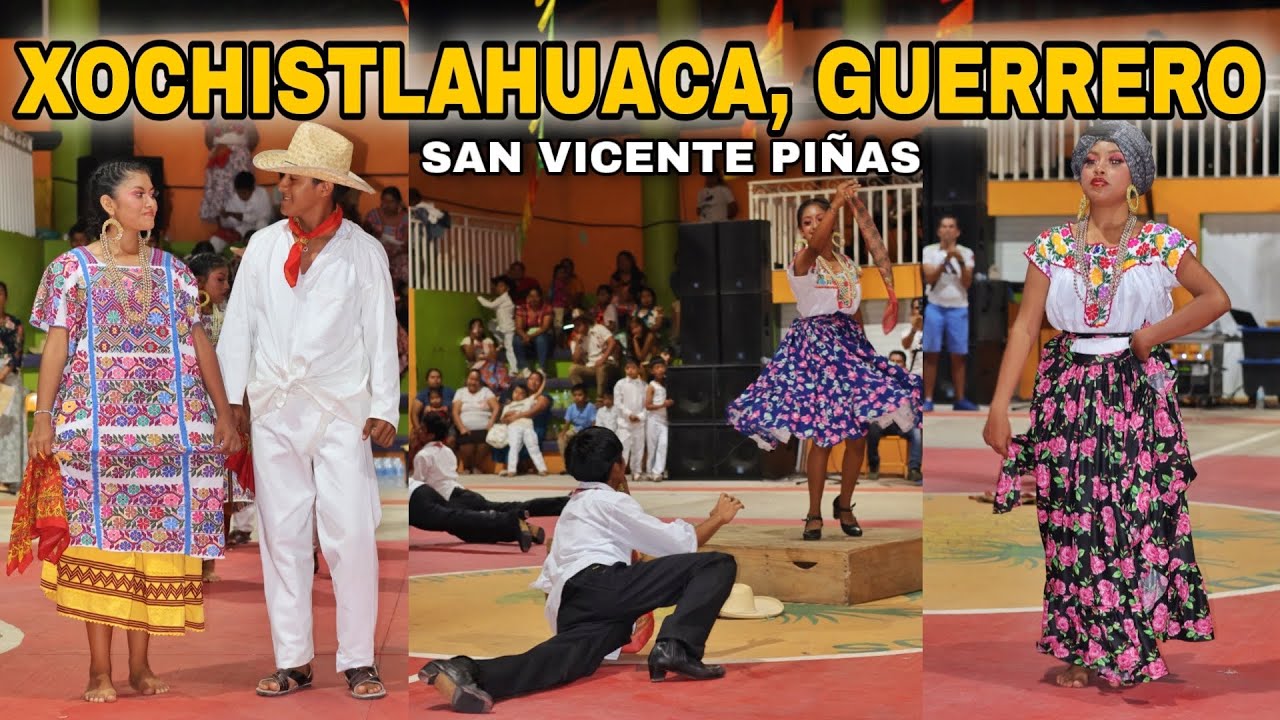 Bailes de XOCHISTLAHUACA, Guerrero en el Fandango de San Vicente Piñas, Zacatepec, Oaxaca