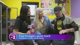 Rockstar Paul Rodgers helps local animal shelter & releases new music