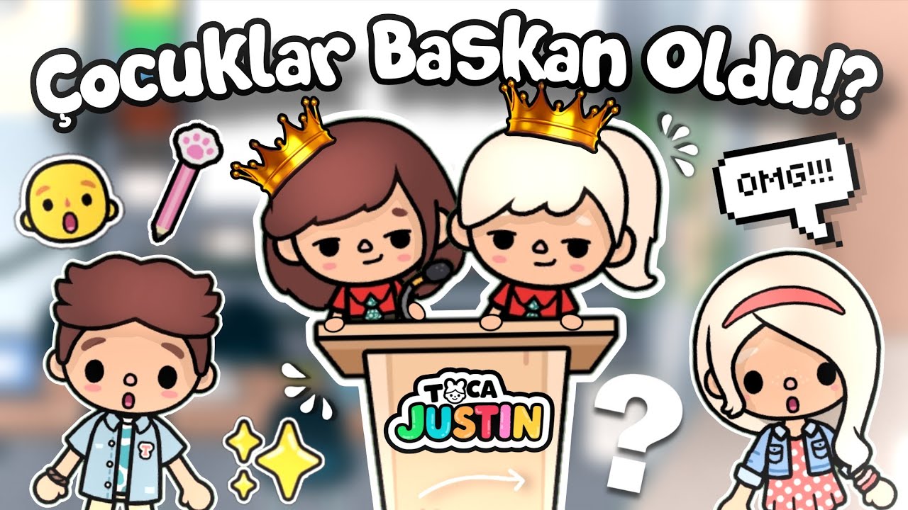 Çocuklar Başkan Oldu!?🎖🎩 / Toca Boca World Türkçe / Justin Toca