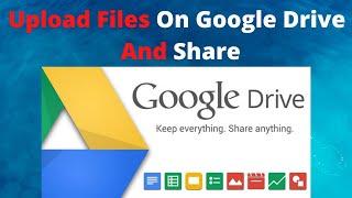 How to upload files to Google Drive And Share Through Link |Google Drive| All Tutorials Online|