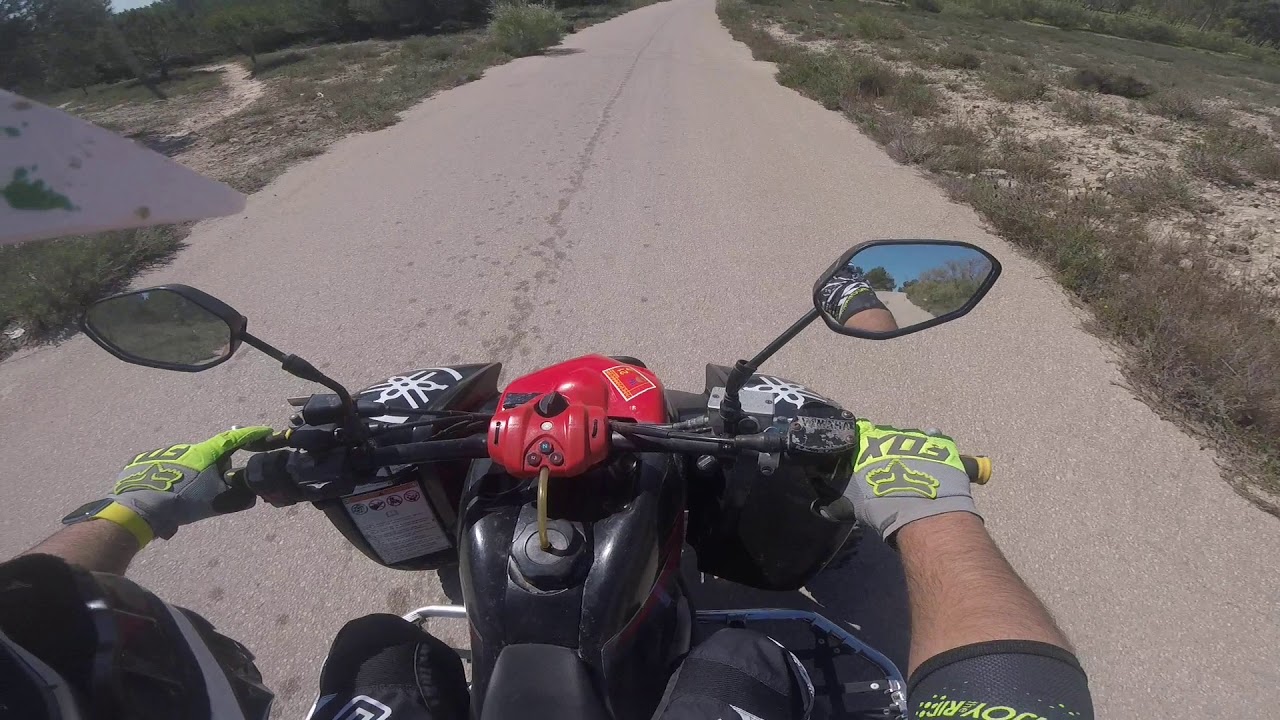ruta quad yamaha raptor sierra san cristobal