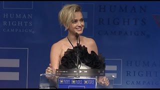 See Katy Perry's Emotional Speech at Human Rights Campaign Gala