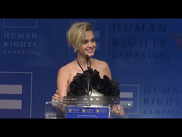 See Katy Perry's Emotional Speech at Human Rights Campaign Gala class=