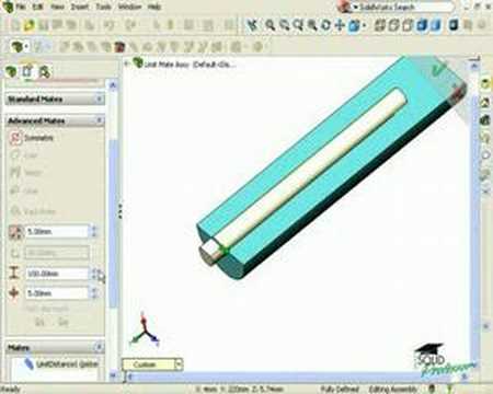 Using Limit Mates to Define Range of Motion in SOLIDWORKS