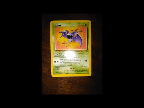 Zubat Rare Pokemon Card Review 2020