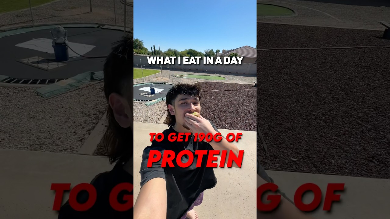 A Full Day of Eating 190g of Protein!