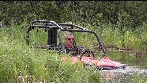 Polaris RZR 900 and Land Cruiser having fun, trailer comes off truck!  PowerModz!