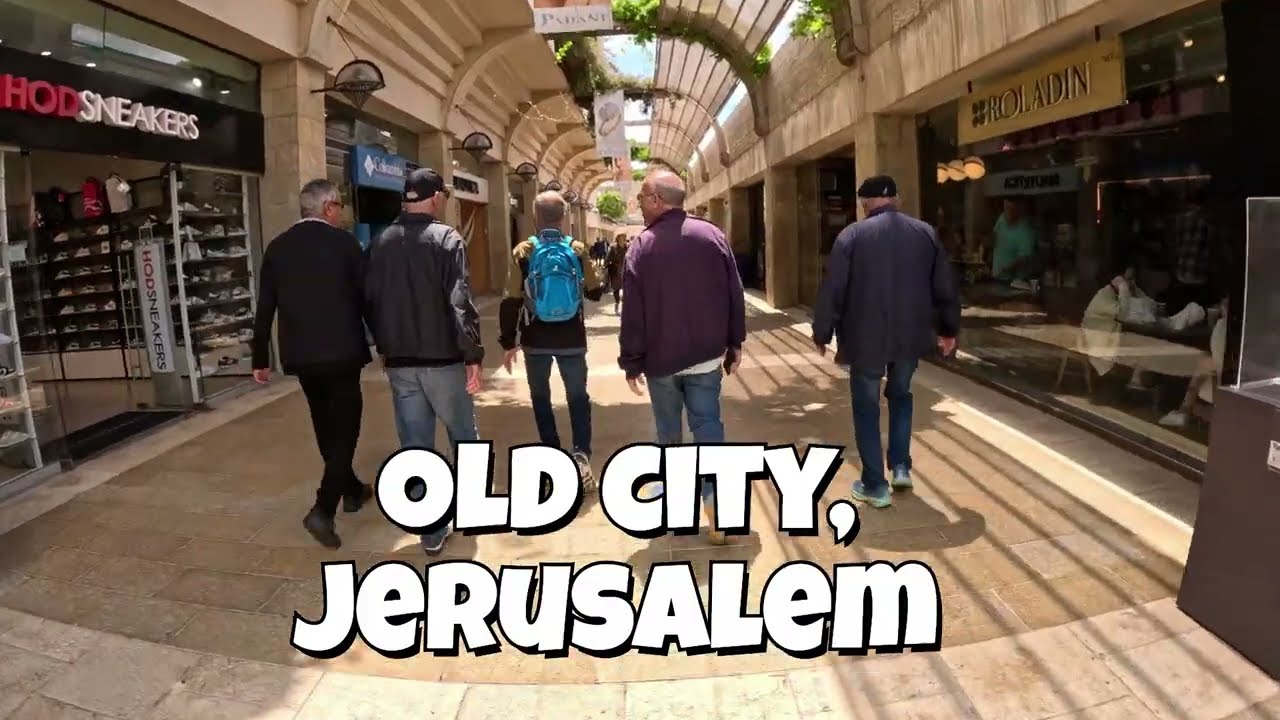 Jerusalem Fashion Walk Mamilla Mall to Old City Western Wall Kotel #virtualjerusalem