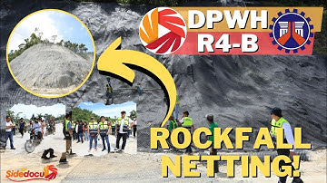 DPWH R4-B: Rockfall Netting Project Inspection in San Vicente, Palawan