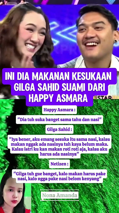 Ternyata ini makanan kesukaan Gilga Sahid suami dari Happy Asmara