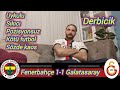 Fenerbahçe 1-1 Galatasaray #tepki 
