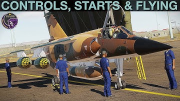 Mirage F1CE: Controls, Cold Start, Air Start, Taxi, Take Off & Landing | DCS