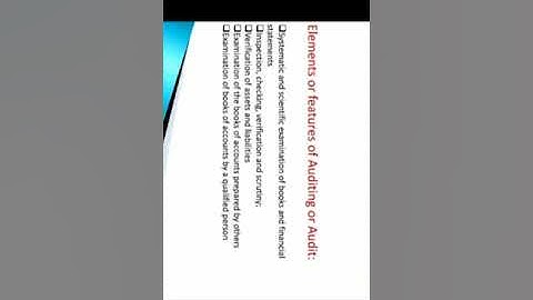 Auditing (Revision Class-1)