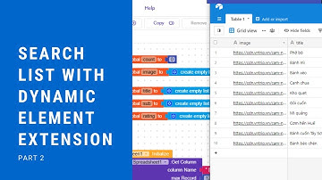 Search list with dynamic component extensions #2 - Kodular