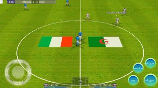 لعبة رابطة العالم لكرة القدم مباراة الجزائر وإيطاليا العاب الاندرويد 2023 العاب كرة القدم screenshot 4