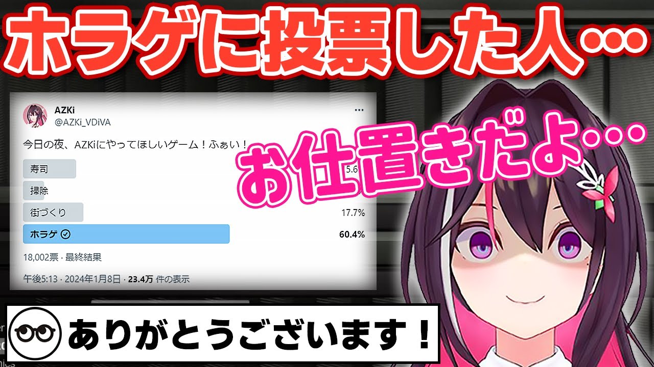 あずきちはお仕置き(ご褒美)をするようです【ホロライブ/AZKi/あずきち】