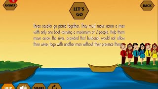 River Crossing Ultimate - How to solve chapter 5 (River IQ Crossing Logic 4) screenshot 5