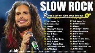 The Best of Slow Rock 80's 90's  Bon Jovi, Aerosmith, Scorpions, Nazareth, GnR, Nirvana, U2.