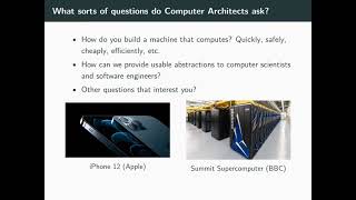 Advanced Computer Architecture S21 - Lecture 01