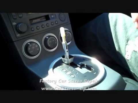 2003 Nissan 350z stereo removal #2