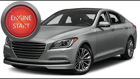 Open and Start Genesis models with a dead key fob battery: Updated.