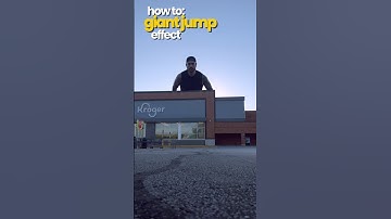Insane GIANT Jump visual effect with just your phone and capcut! #tutorial