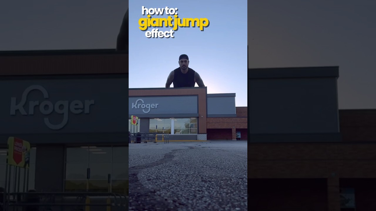 Insane GIANT Jump visual effect with just your phone and capcut! 