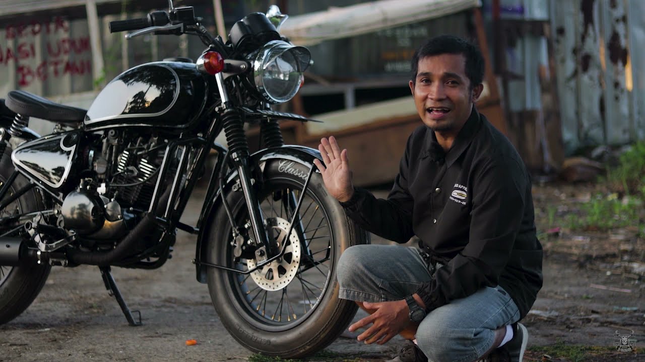 Kawasaki W175 Custom ala Royal Enfield by Dgaragecustom Bekasi