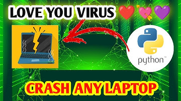 ❤LOVE YOU VIRUS💘in PYTHON | Create an .exe file | HACK VICTIM LAPTOP in 5 seconds