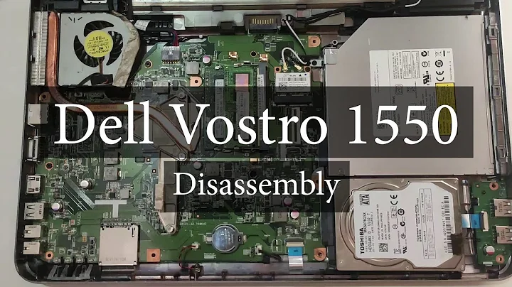 Dell Vostro 1550 Disassembly | RAM, HDD Upgrade